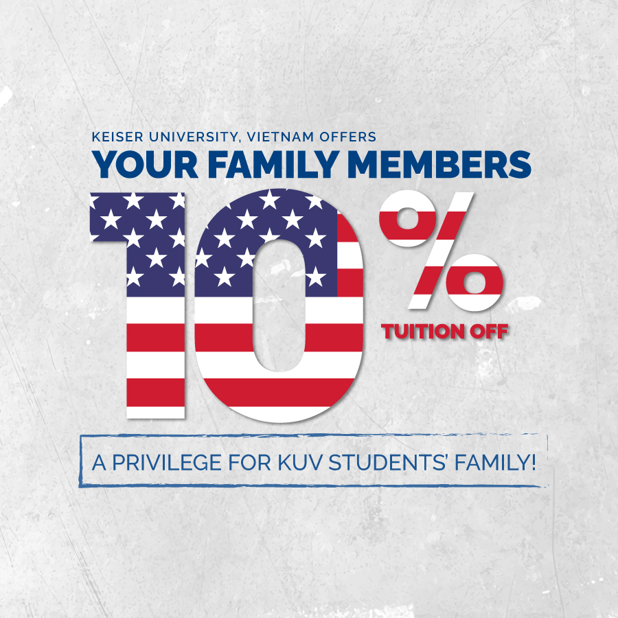 Tuition discount for family members of students
