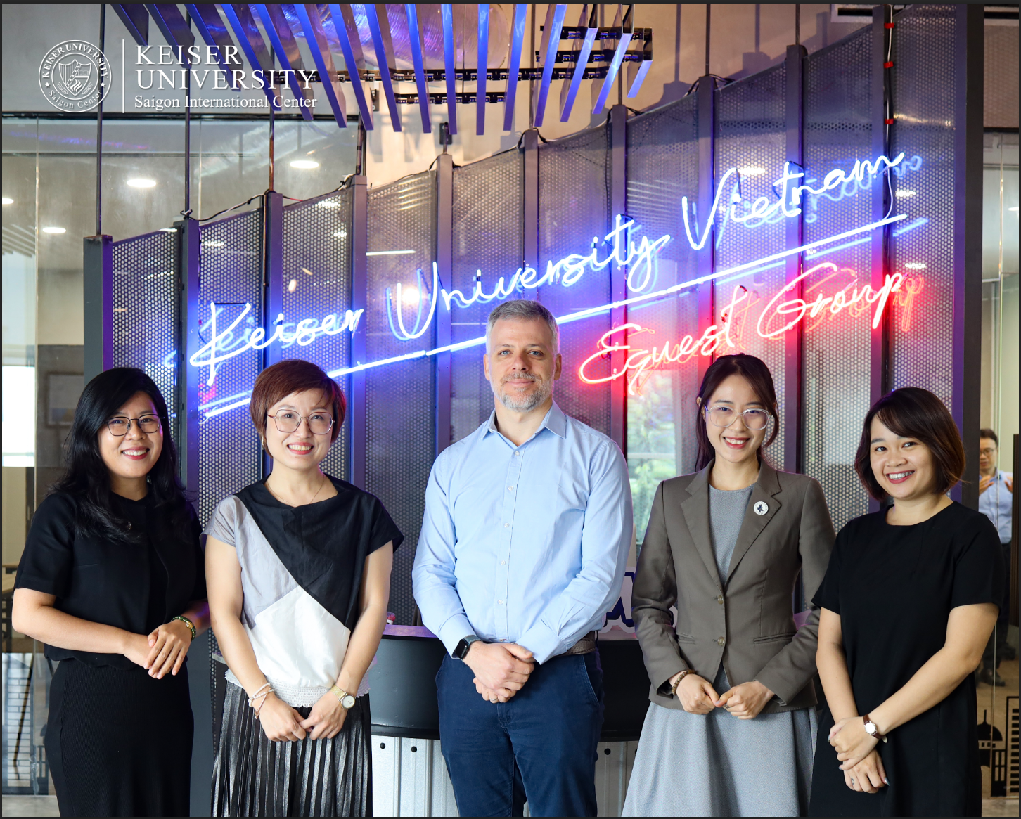 Keiser University, HCMC Meets with Representatives from NEOMA Business School