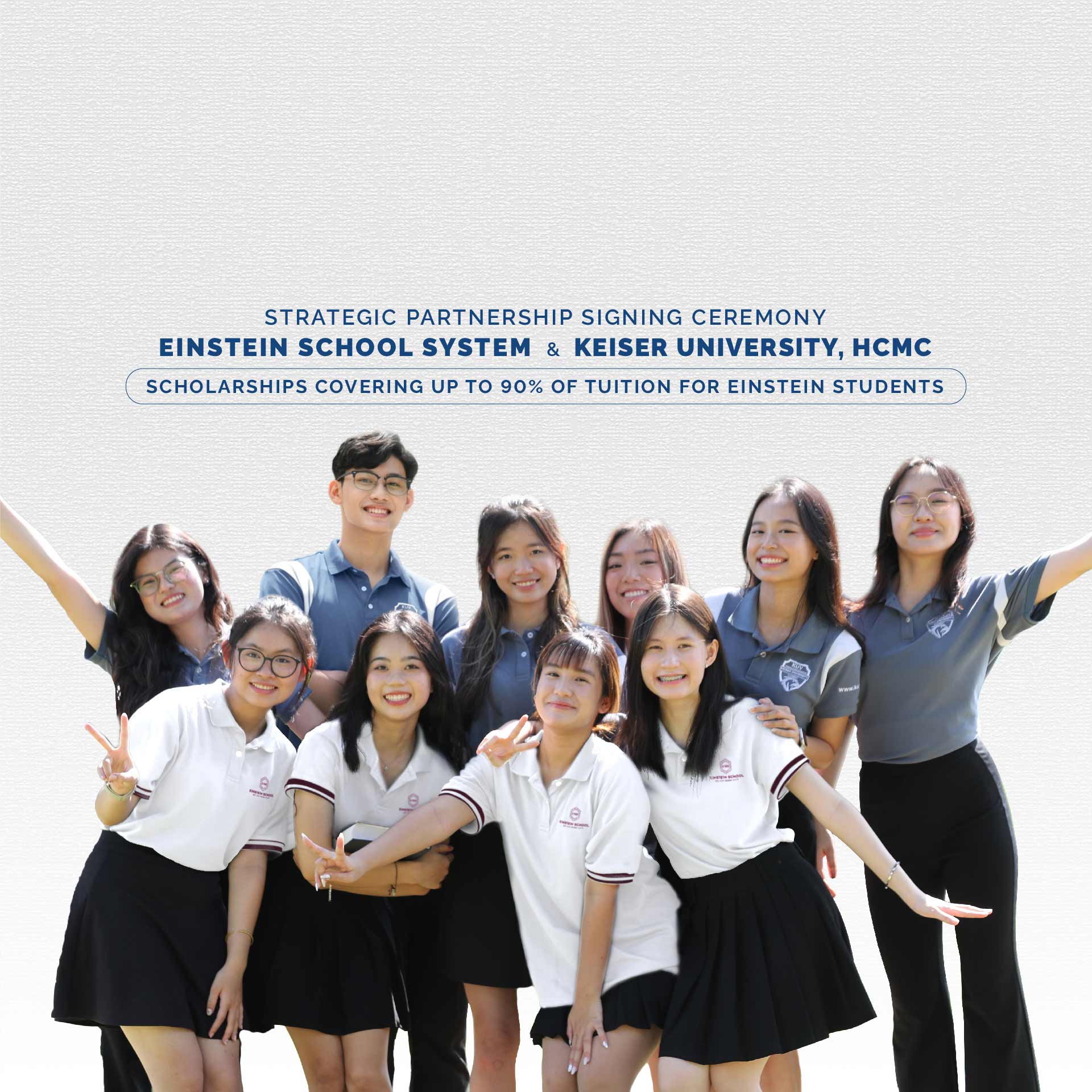 Keiser University, HCMC signs a strategic partnership agreement with Einstein School